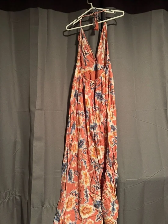 O'Neill Coral Floral Halter Maxi Dress - Picture 2 of 7